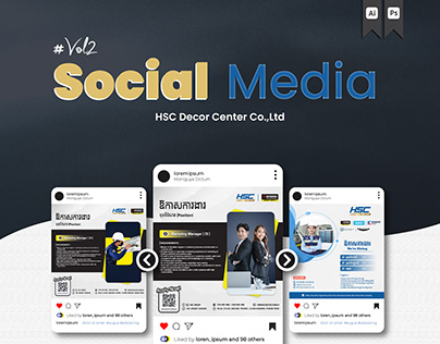 Social Media poster | Vol 02 [HSC Decor Center Co.,Ltd]