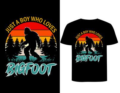 JUST A BOY WHO LOVES BIGFOOT