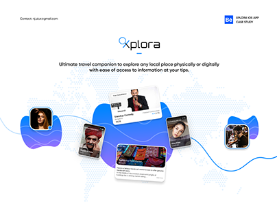 Xplora: IOS App Presentation ( Travel App Design )