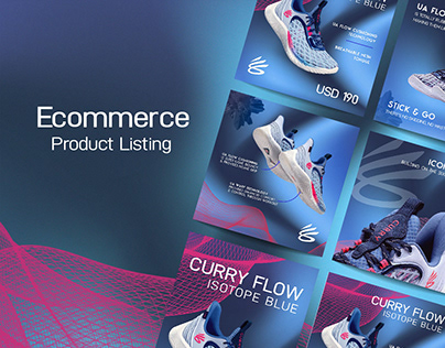 Curry 9 Flow Ecommerce Product Listing