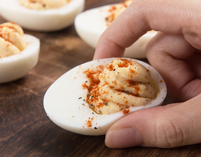 Easy-to-make deviled eggs