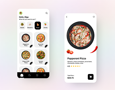 Simple Food Delivery App Concept...