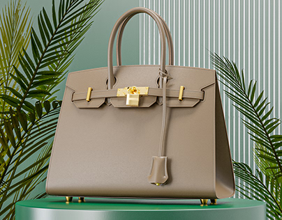 FARFETCH Hermès handbag 3D Model