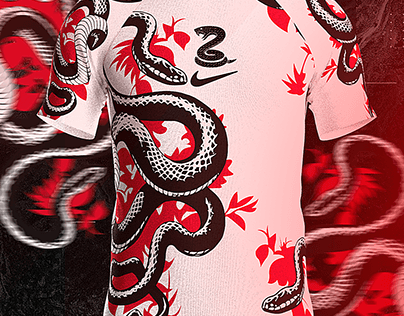 Project thumbnail - Camisa Interclasse serpentes vermelha