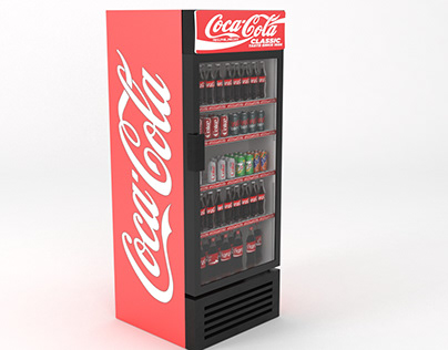 coca cola fridge