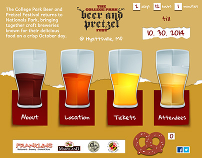 College Park Beer and Pretzel Festival Website