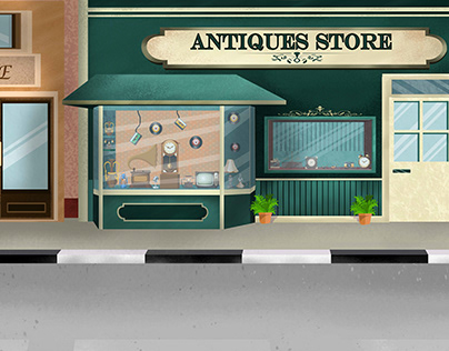 antiques store