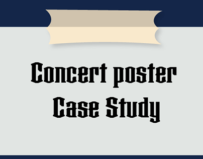 Concert Poster Case Study