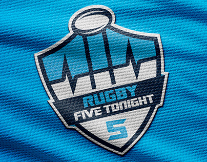 Logo + Typo Rugby Five Tonight.