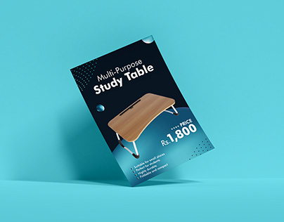 Design Poster of Study Table