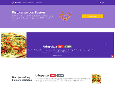 Front-End Web UI Frameworks: Bootstrap 4 | Restaurant
