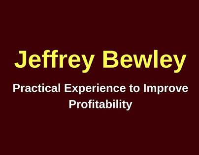 Jeffrey Bewley - Areas of Dairy Management Expertise
