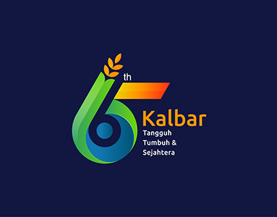 65 th Anniversary Kalimantan Barat Logo