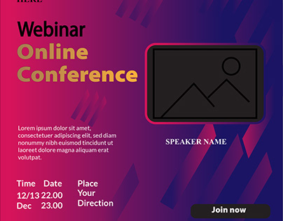 Webinar online conference