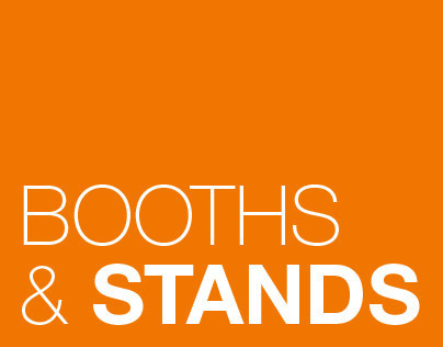 Corporate booths, stands, infographics