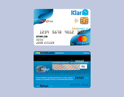 Finland Klarna bank mastercard