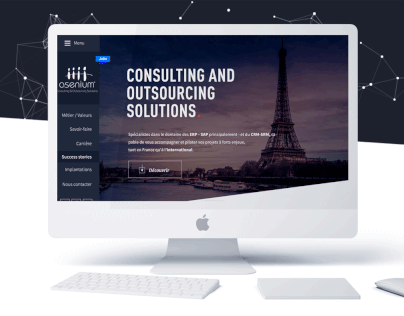 Website redesign Asenium consulting