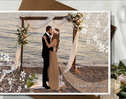 Wedding Illustration Cards
