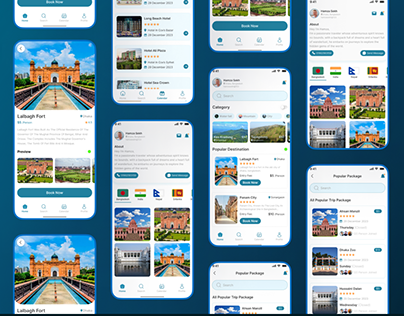 Travel Agency Mobile Application UI/UX Design