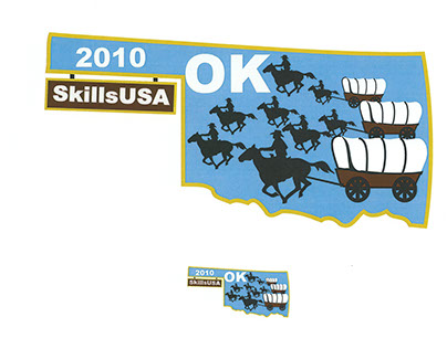 SkillsUSA 2010 Oklahoma State Pin Design