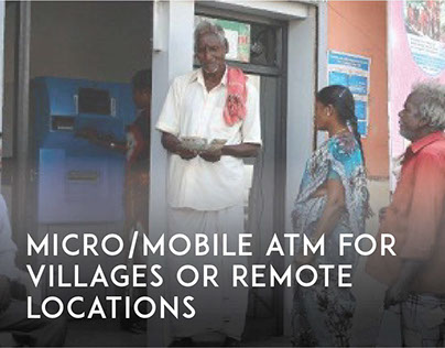 Micro/ Mobile ATM for villages and remote locations