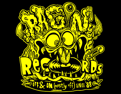 Ragin' Records T-shirt Design