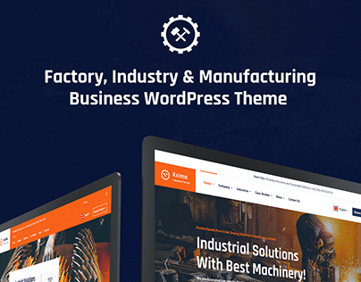 Axima - Factory and Industry WordPress Theme