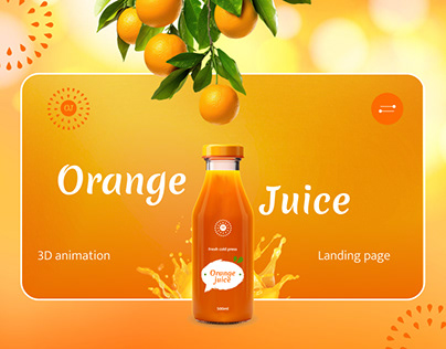 Juice | UI UX Design | 3D Animation