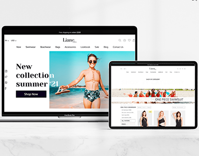 Liane store- swimwear shop / E-commerce