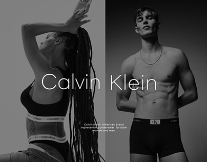 Website for Calvin Klein
