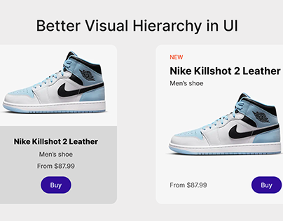 Better Visual Hierarchy in UI