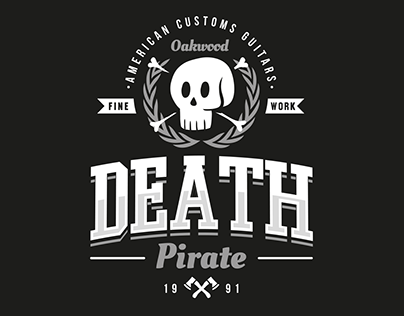 Death Pirate Guitars - Badge Design