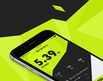 Spark for Runners - iOS App UI Design