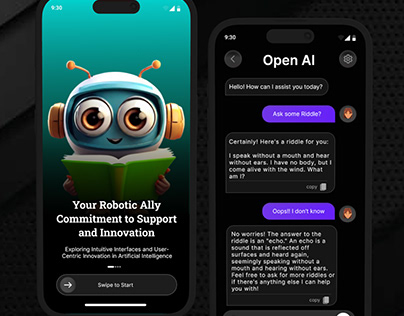 Open AI mobile app Design