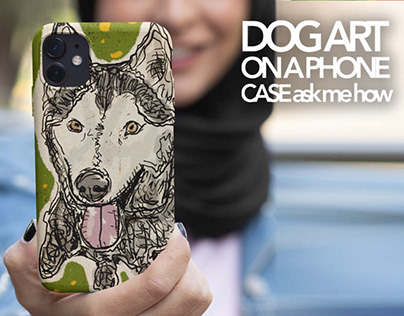 I will illustrate your dog and print it on a phone case