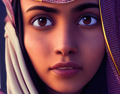 Arab People | Pixar style by AI