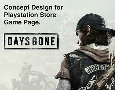 Concept Design for Playstation Store Game Page