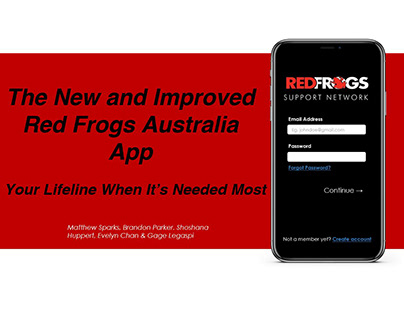 The New Red Frogs Australia App