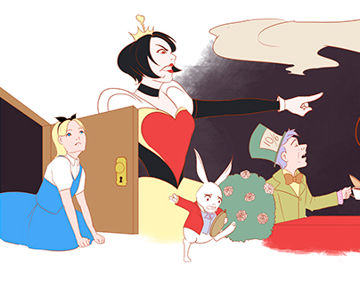 Google Doodle - Alice in Wonderland