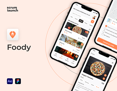 Foody - UX/UI mobile app design