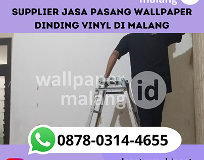Supplier jasa pasang wallpaper dinding vinyl di malang
