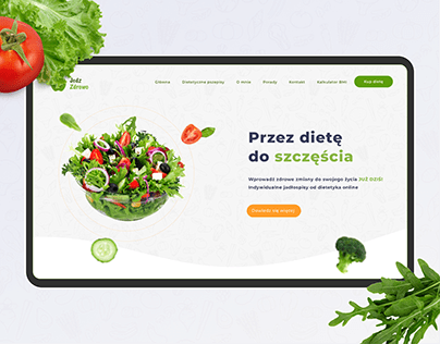 Website for a nutritionist