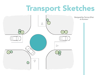 Transport Sketches - Traffic Calming Measures