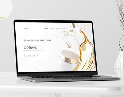 Landing Page for Cosmetic company