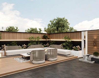 Outdoor roof modern design