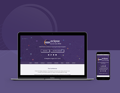 Eclipse Summit 2016 Website Design