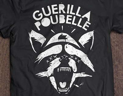 T-shirt pour Guerilla Poubelle / Raccoon