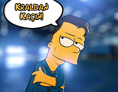 SIMPSONS STYLE DRAWING | NORM ENDER