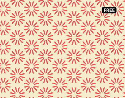 Free Seamless Abstract Floral Pattern