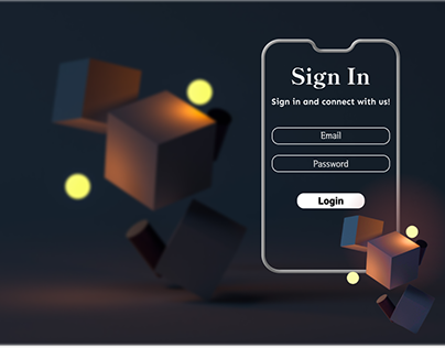Sign in / Login Page Design